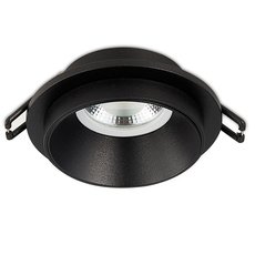 Точечный светильник с арматурой чёрного цвета, плафонами чёрного цвета Simple Story 2066-1DLB