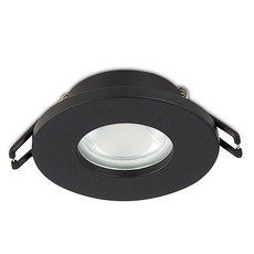 Точечный светильник с арматурой чёрного цвета, плафонами чёрного цвета Simple Story 2074-1DLB