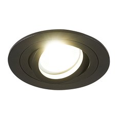 Точечный светильник с арматурой чёрного цвета Simple Story 2023-1DLB