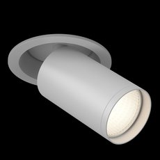 Точечный светильник с арматурой белого цвета, металлическими плафонами Maytoni C048CL-1W