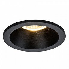 Точечный светильник с арматурой чёрного цвета, металлическими плафонами Maytoni DL034-2-L8B