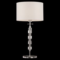 Настольная лампа с арматурой хрома цвета, плафонами белого цвета Maytoni MOD066TL-01CH