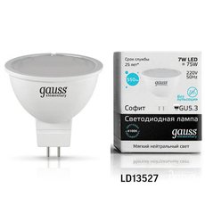 Комплектующие светодиодные лампы (аналог галогеновых ламп) Gauss 13527
