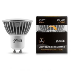 Комплектующие светодиодные лампы (аналог галогеновых ламп) Gauss 101506105-D