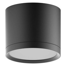 Точечный светильник с арматурой чёрного цвета, пластиковыми плафонами Gauss HD017