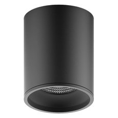Точечный светильник с арматурой чёрного цвета, металлическими плафонами Gauss HD007