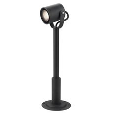 Светильник для уличного освещения с арматурой чёрного цвета, металлическими плафонами Gauss GD154