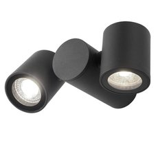 Светильник для уличного освещения с арматурой чёрного цвета, плафонами чёрного цвета Gauss GD152