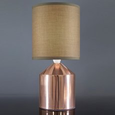 Настольная лампа с текстильными плафонами бежевого цвета Escada 709/1L Beige