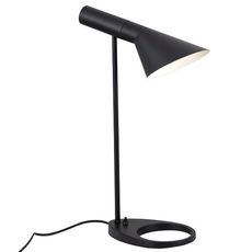 Настольная лампа с металлическими плафонами чёрного цвета MODELUX 8021.01TL.MD BK