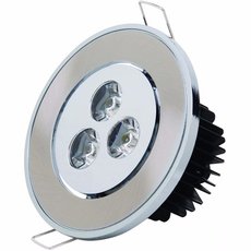 Точечный светильник с металлическими плафонами никеля цвета Horoz 016-011-0003 (HRZ00000278)