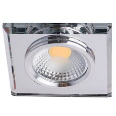 Точечный светильник с арматурой хрома цвета, стеклянными плафонами MW-LIGHT 637014501