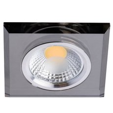 Точечный светильник с арматурой хрома цвета, стеклянными плафонами MW-LIGHT 637014801