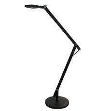 Настольная лампа с арматурой чёрного цвета, металлическими плафонами DeMarkt 631036501