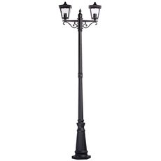 Светильник для уличного освещения с арматурой чёрного цвета, плафонами прозрачного цвета MW-LIGHT 806040602