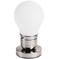 Настольная лампа с арматурой хрома цвета, плафонами белого цвета MW-LIGHT 611030101