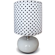 Настольная лампа с арматурой белого цвета, плафонами белого цвета DeMarkt 607030101