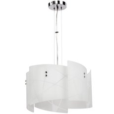 Светильник с арматурой хрома цвета, плафонами белого цвета MW-LIGHT 451011205
