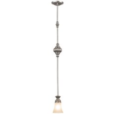 Светильник с арматурой серебряного цвета, плафонами белого цвета CHIARO 254015101
