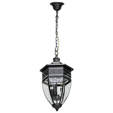 Светильник для уличного освещения с арматурой чёрного цвета, плафонами прозрачного цвета CHIARO 801010403
