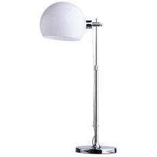 Настольная лампа с арматурой хрома цвета, плафонами белого цвета MW-LIGHT 300032301