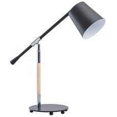 Настольная лампа с арматурой чёрного цвета, плафонами чёрного цвета MW-LIGHT 680030101
