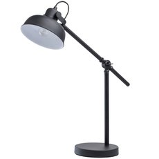 Настольная лампа с арматурой чёрного цвета, металлическими плафонами MW-LIGHT 680030401