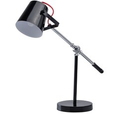 Настольная лампа с арматурой чёрного цвета, плафонами чёрного цвета MW-LIGHT 680030601
