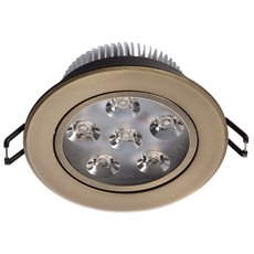 Точечный светильник с арматурой бронзы цвета, плафонами бронзы цвета MW-LIGHT 637013106