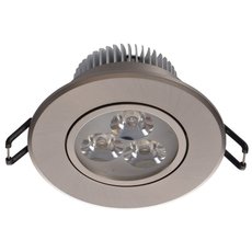 Точечный светильник с арматурой никеля цвета, металлическими плафонами MW-LIGHT 637012103