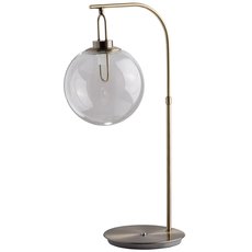 Настольная лампа с стеклянными плафонами прозрачного цвета Regenbogen LIFE 657031801
