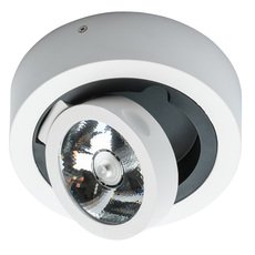 Точечный светильник с арматурой белого цвета, плафонами белого цвета DeMarkt 637017401