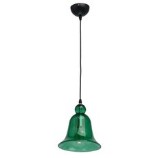 Светильник с арматурой чёрного цвета, плафонами зелёного цвета Regenbogen LIFE 720010301