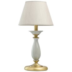 Настольная лампа с арматурой бронзы цвета, текстильными плафонами MW-LIGHT 713030801