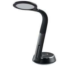 Настольная лампа с арматурой чёрного цвета, плафонами чёрного цвета DeMarkt 631035501