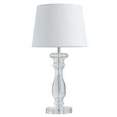 Настольная лампа с арматурой хрома цвета, плафонами белого цвета MW-LIGHT 355034101