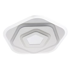 Светильник с арматурой белого цвета, пластиковыми плафонами DeMarkt 424012101