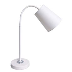 Настольная лампа с арматурой белого цвета, плафонами белого цвета DeMarkt 112030401