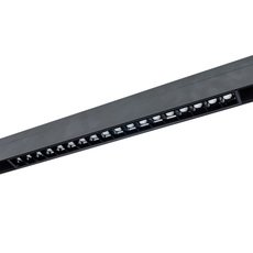 Шинная система с металлическими плафонами чёрного цвета Arte Lamp A4695PL-1BK