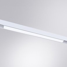 Шинная система с арматурой белого цвета, плафонами белого цвета Arte Lamp A4673PL-1WH