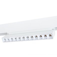 Шинная система с металлическими плафонами белого цвета Arte Lamp A4668PL-1WH