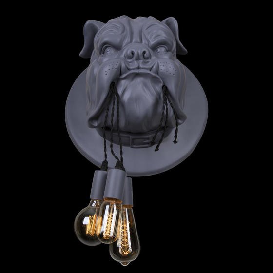 Nastennyy svetilnik loft it bulldog 10177 grey 3