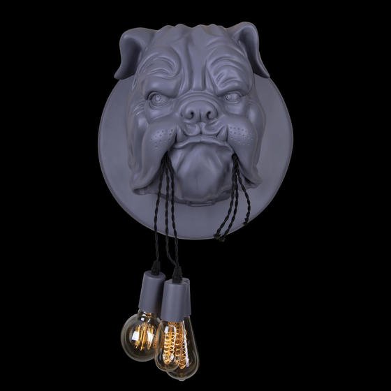 Nastennyy svetilnik loft it bulldog 10177 grey 5