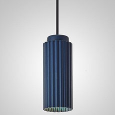 Светильник с стеклянными плафонами синего цвета Imperium Loft 189769-23