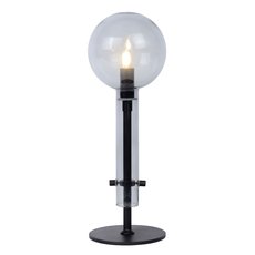 Настольная лампа с арматурой чёрного цвета, стеклянными плафонами Lucide 03521/01/30