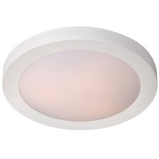 Светильник для ванной комнаты с арматурой белого цвета, плафонами белого цвета Lucide 79158/02/31