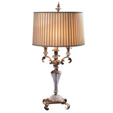 Настольная лампа с арматурой латуни цвета, текстильными плафонами L ARTE LUCE L01661