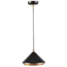 Светильник с арматурой латуни цвета, плафонами чёрного цвета L ARTE LUCE L04901