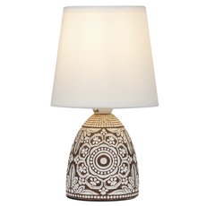 Настольная лампа с плафонами белого цвета Rivoli D7045-501