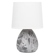 Настольная лампа с арматурой серого цвета Rivoli 7037-501